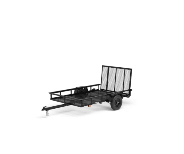 Durable 5x8 Carry On Utility Trailer Steel Mesh & Ramp Gate