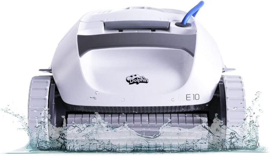 Dolphin Explorer E40 Robotic Pool Cleaner with Wi-Fi – Wall-Climbing, Waterline Scrubbing, Dual Drive Precision, for Inground Pools up to 50 ft