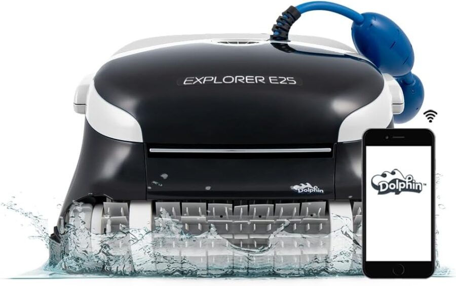 Dolphin Explorer E40 Robotic Pool Cleaner with Wi-Fi – Wall-Climbing, Waterline Scrubbing, Dual Drive Precision, for Inground Pools up to 50 ft - Image 19