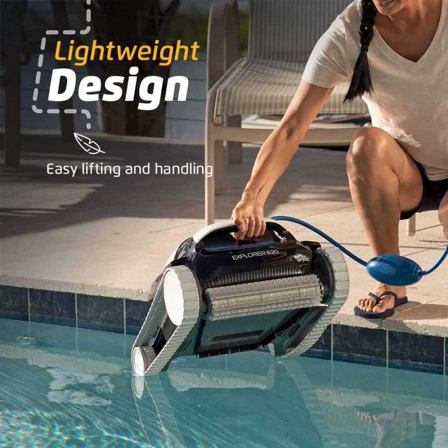 Dolphin Explorer E40 Robotic Pool Cleaner with Wi-Fi – Wall-Climbing, Waterline Scrubbing, Dual Drive Precision, for Inground Pools up to 50 ft - Image 33