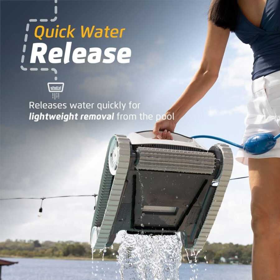 Dolphin Explorer E40 Robotic Pool Cleaner with Wi-Fi – Wall-Climbing, Waterline Scrubbing, Dual Drive Precision, for Inground Pools up to 50 ft - Image 7