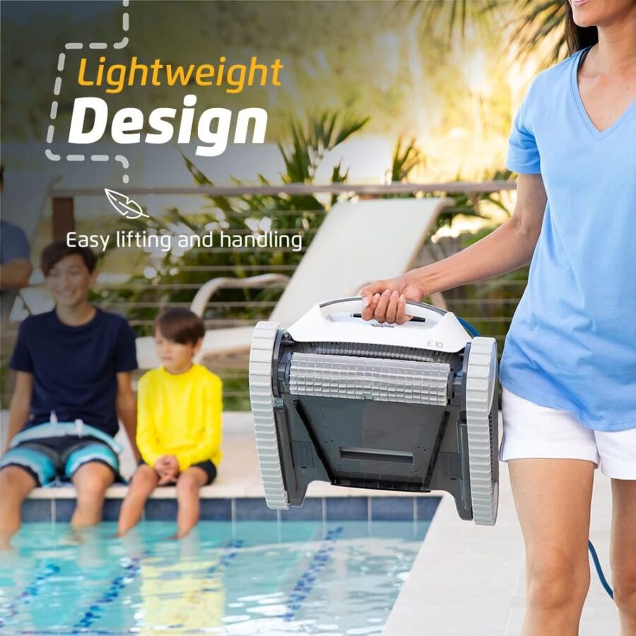 Dolphin Explorer E40 Robotic Pool Cleaner with Wi-Fi – Wall-Climbing, Waterline Scrubbing, Dual Drive Precision, for Inground Pools up to 50 ft - Image 6