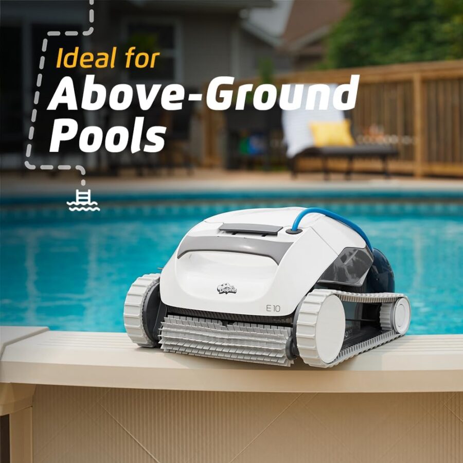 Dolphin Explorer E40 Robotic Pool Cleaner with Wi-Fi – Wall-Climbing, Waterline Scrubbing, Dual Drive Precision, for Inground Pools up to 50 ft - Image 8