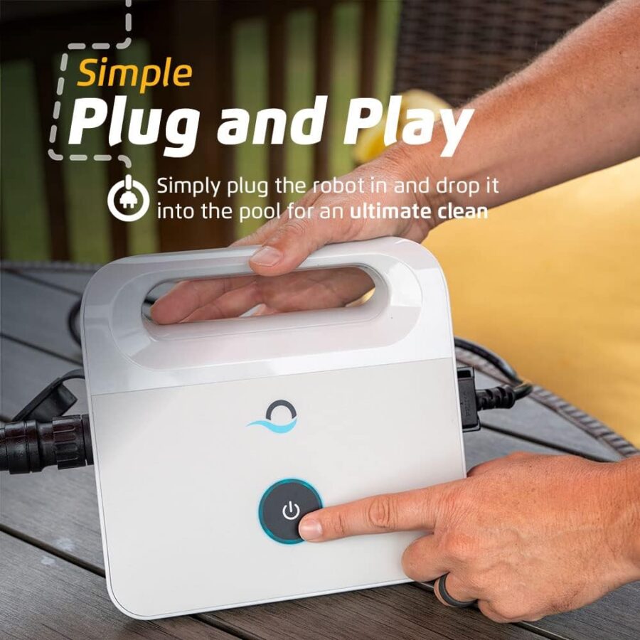 Dolphin Explorer E40 Robotic Pool Cleaner with Wi-Fi – Wall-Climbing, Waterline Scrubbing, Dual Drive Precision, for Inground Pools up to 50 ft - Image 4