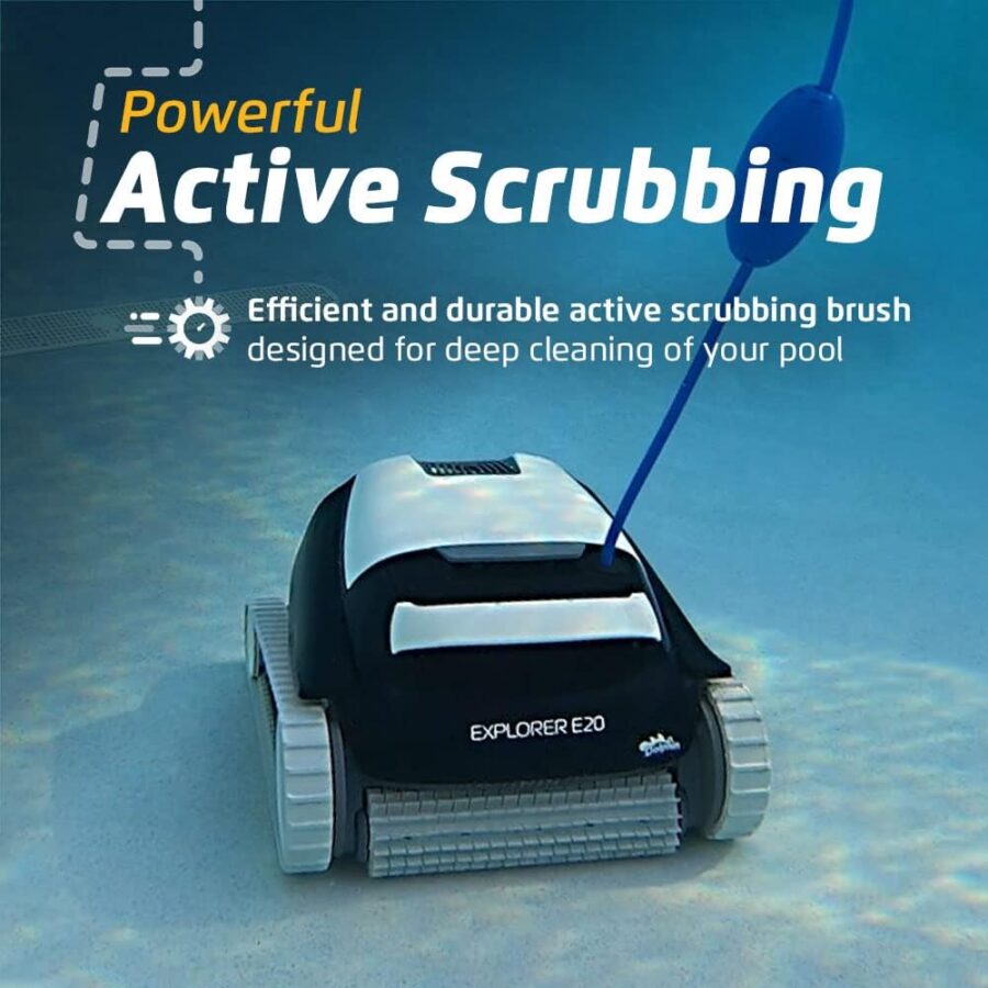 Dolphin Explorer E40 Robotic Pool Cleaner with Wi-Fi – Wall-Climbing, Waterline Scrubbing, Dual Drive Precision, for Inground Pools up to 50 ft - Image 29