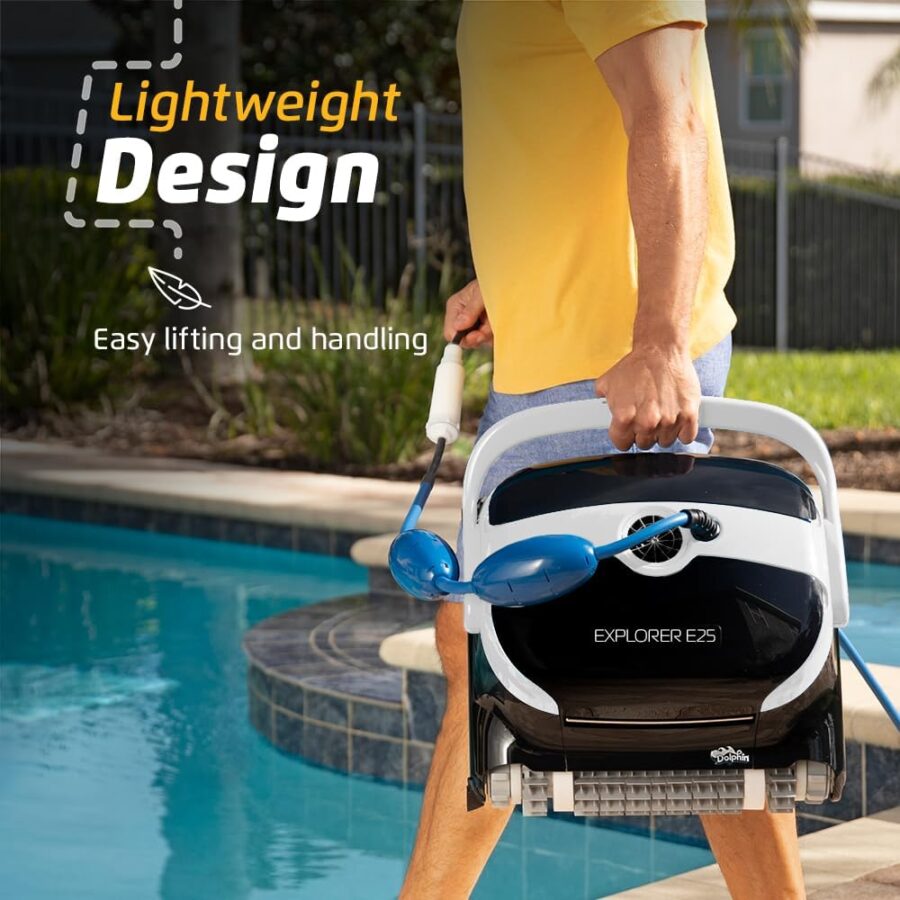 Dolphin Explorer E40 Robotic Pool Cleaner with Wi-Fi – Wall-Climbing, Waterline Scrubbing, Dual Drive Precision, for Inground Pools up to 50 ft - Image 25
