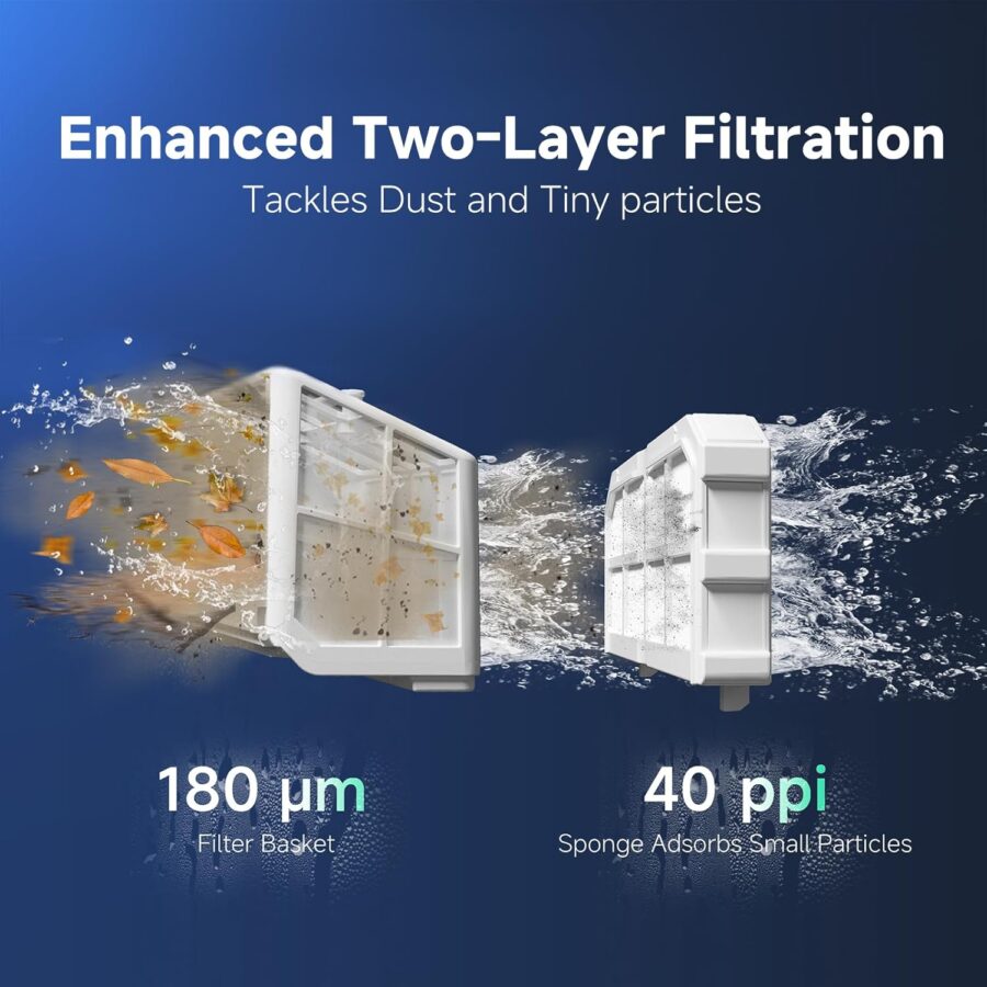 WYBOT S2 Vision AI Robotic Pool Cleaner – Cordless Vacuum with Camera, 8 Modes, 210min Runtime, for Pools up to 3229 sq.ft, Wall & Waterline Cleaning (2025 Model) - Image 17