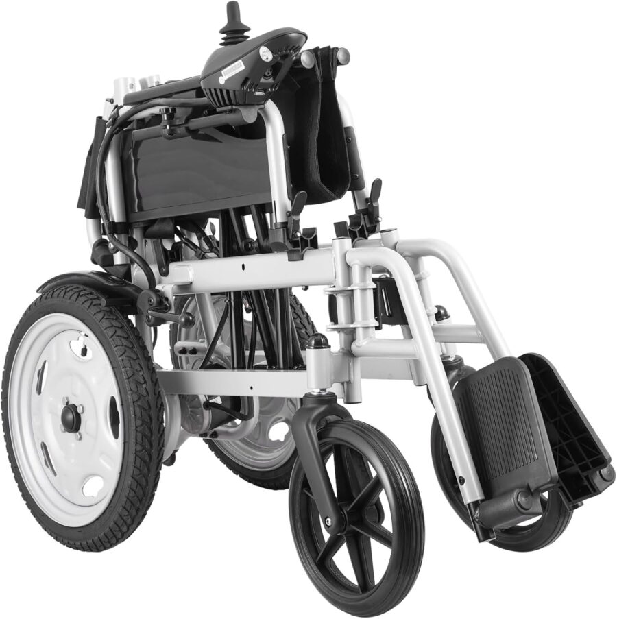 VEVOR Foldable Electric Wheelchair for Adults & Seniors – 300 lbs Capacity, 20Ah Battery, All-Terrain, 17.7" Seat, Lightweight Power Chair - Image 9