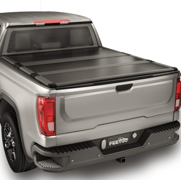 FRP Tri-Fold Hard Tonneau Cover for Silverado/Sierra 1500 5.8FT Bed (2007–2025)
