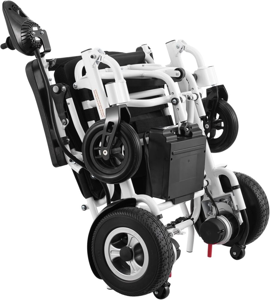 VEVOR Foldable Electric Wheelchair for Adults & Seniors – 300 lbs Capacity, 20Ah Battery, All-Terrain, 17.7" Seat, Lightweight Power Chair - Image 21