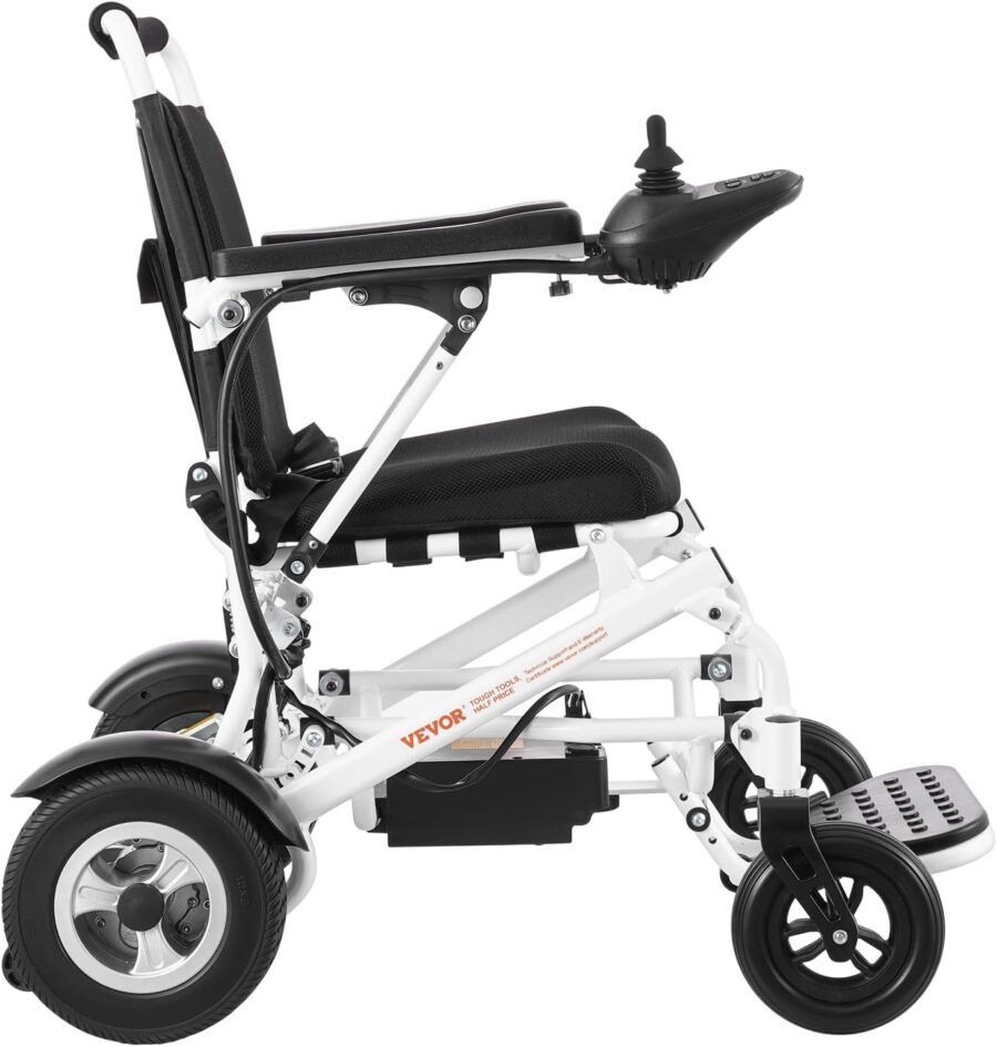 VEVOR Foldable Electric Wheelchair for Adults & Seniors – 300 lbs Capacity, 20Ah Battery, All-Terrain, 17.7" Seat, Lightweight Power Chair - Image 22