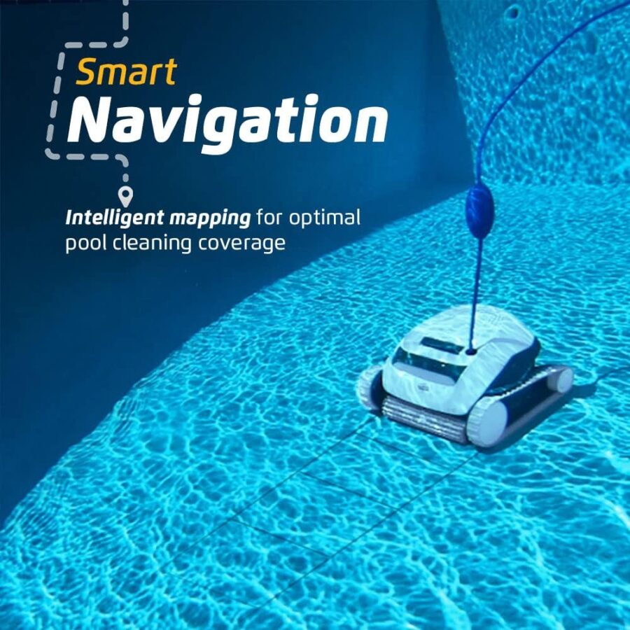 Dolphin Explorer E40 Robotic Pool Cleaner with Wi-Fi – Wall-Climbing, Waterline Scrubbing, Dual Drive Precision, for Inground Pools up to 50 ft - Image 5
