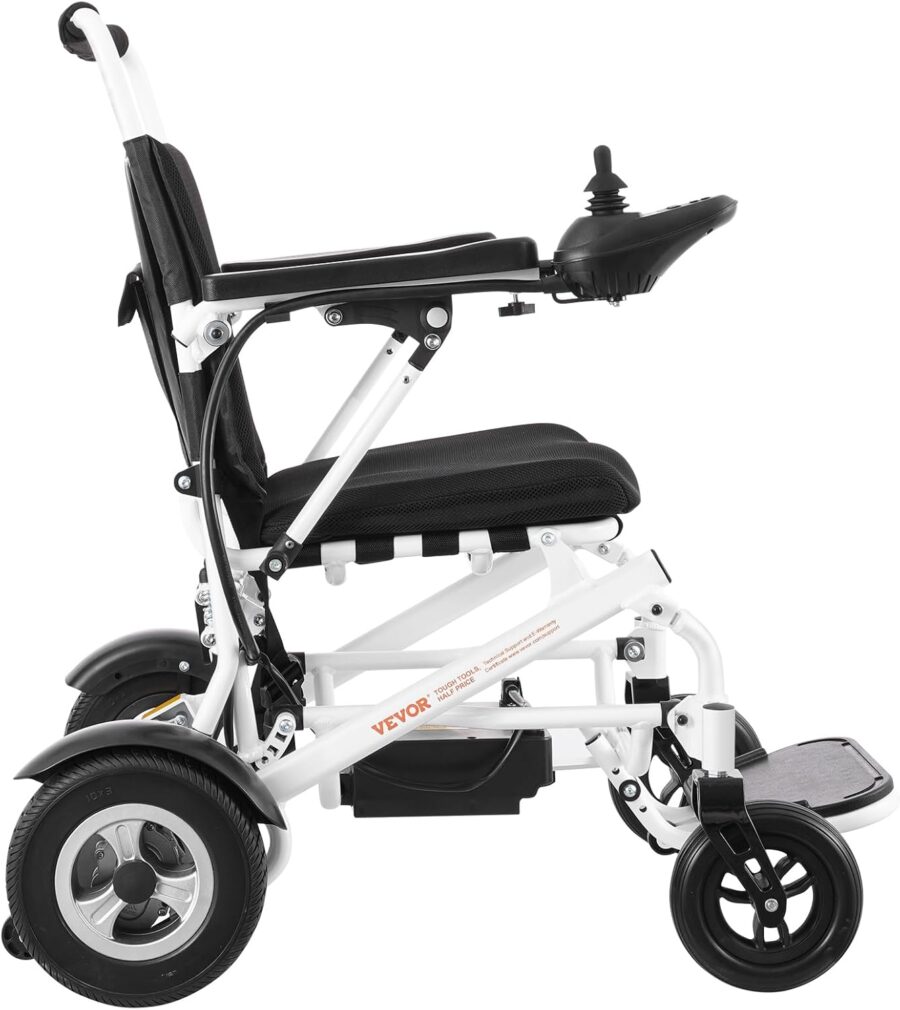 VEVOR Foldable Electric Wheelchair for Adults & Seniors – 300 lbs Capacity, 20Ah Battery, All-Terrain, 17.7" Seat, Lightweight Power Chair - Image 55