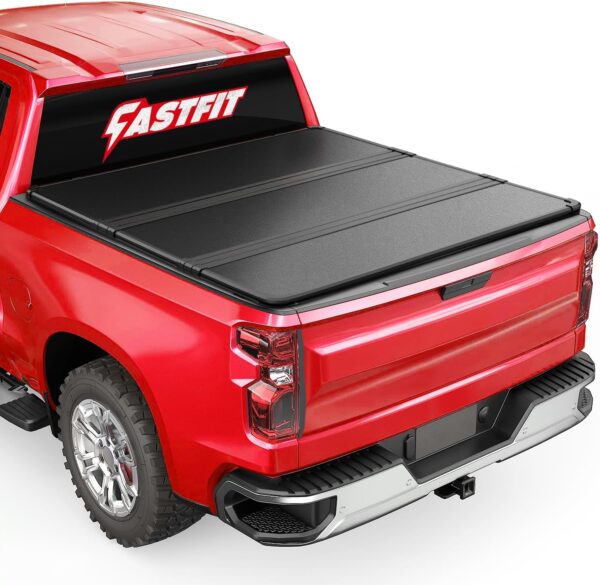 Hard Tri-Fold Tonneau Cover for 2019–2025 Silverado/Sierra 1500 5.8ft Bed – Heavy-Duty, Weatherproof | Not for CarbonPro
