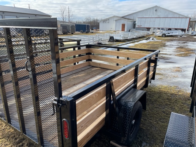 Heavy-Duty 7×10 Utility Trailer – Single Axle, Wood Floor, LED Lights - Image 6
