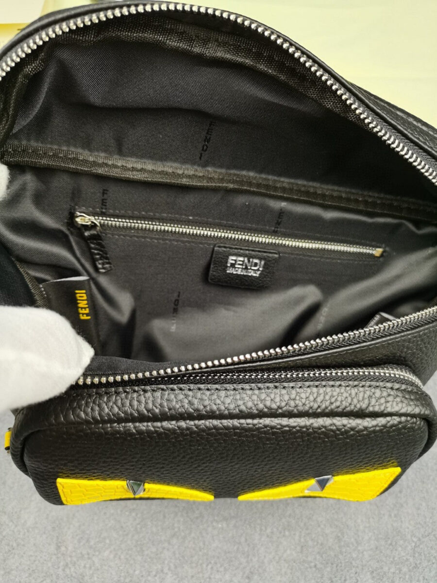 Fndi Belt Bag 18cm Black - Image 9