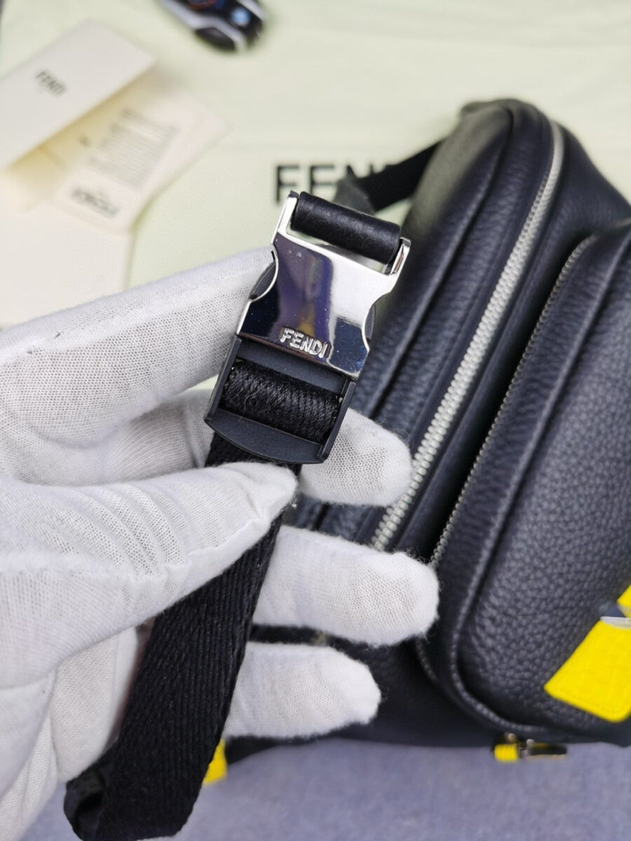 Fndi Belt Bag 18cm Black - Image 8