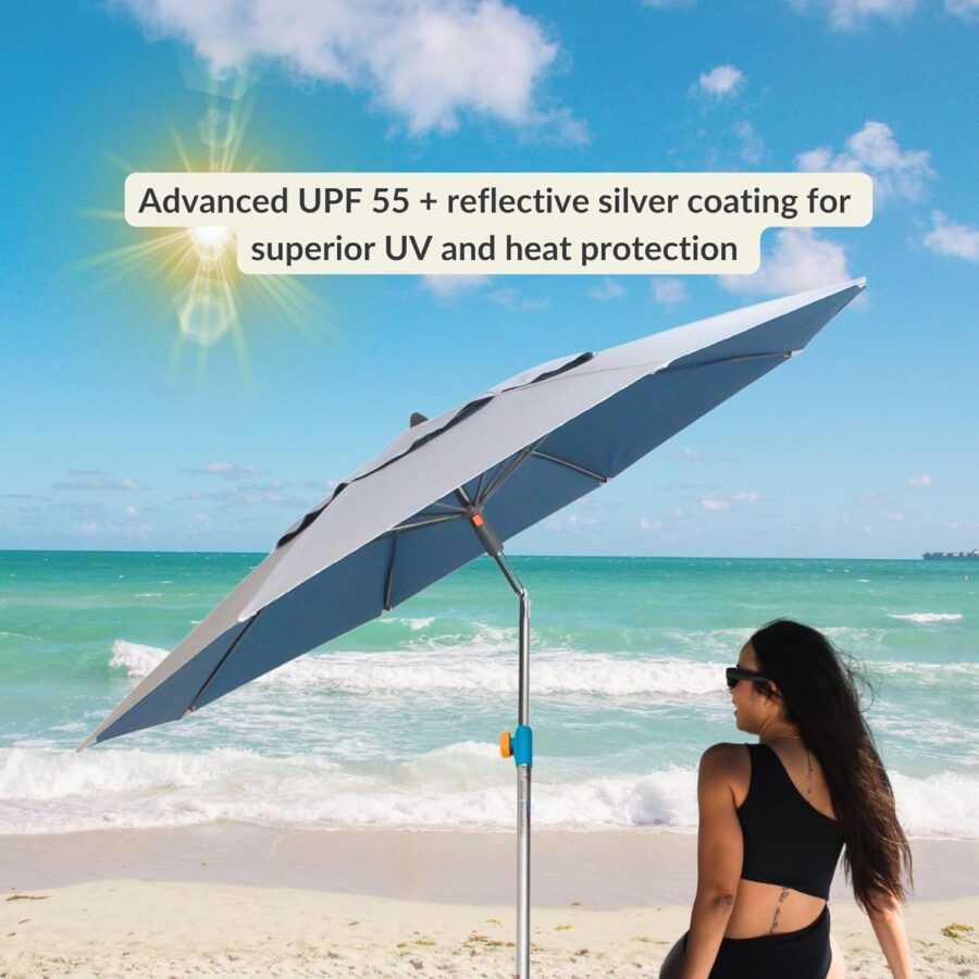 Big Beach Umbrella with Anchor System –Beltenza - Image 4