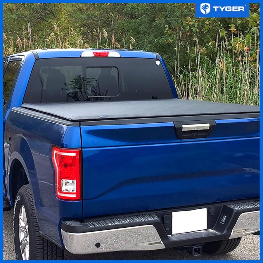 Tyger Auto T1 Soft Roll-Up Tonneau Cover for 2021–2025 Ford F-150 & Lightning | 5.5ft (67") Bed - Image 3
