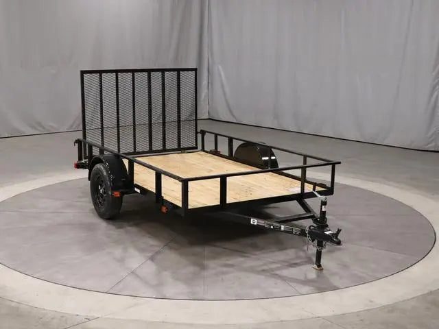 Heavy-Duty 6x10 Utility Trailer – Single Axle, Wood Floor, LED Lights