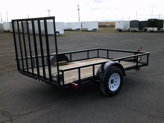 Heavy-Duty 6x10 Utility Trailer – Single Axle, Wood Floor, LED Lights - Image 2