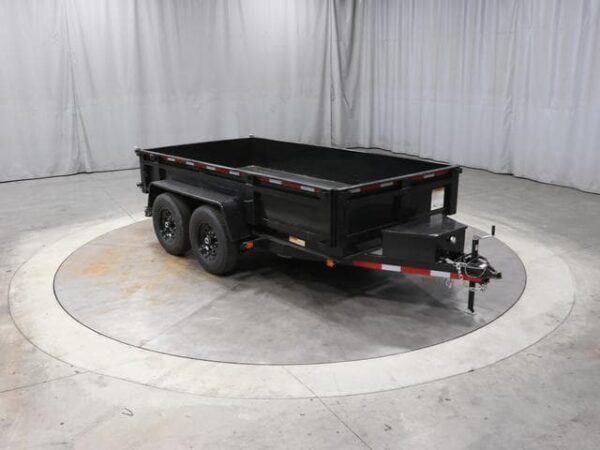 6×12 Dual Axle Dump Trailer 12K Heavy-Duty Capacity