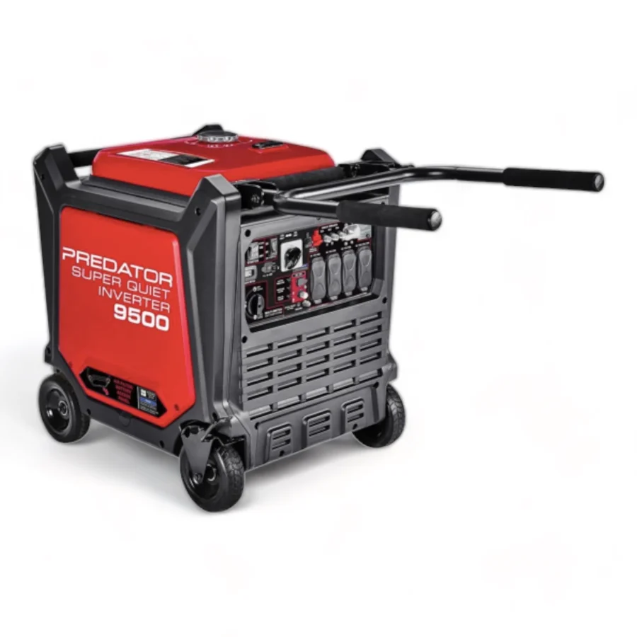 Predator Super Quiet Inverter 9500 Watt Generator with Co Secure Technology