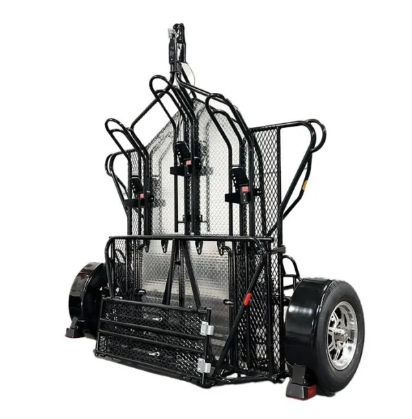 Heavy Duty 3-Rail Motorcycle Trailer