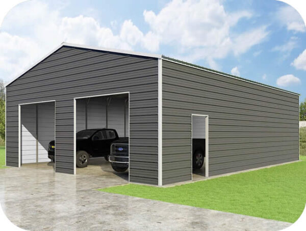 VersaTube Frontier 30′ x 40′ x 12′ Steel Garage Kit – DIY Outdoor Building with Slip-Fit Frame