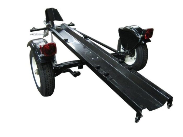 ACE Single Rail Folding Motorcycle Trailer - Image 2