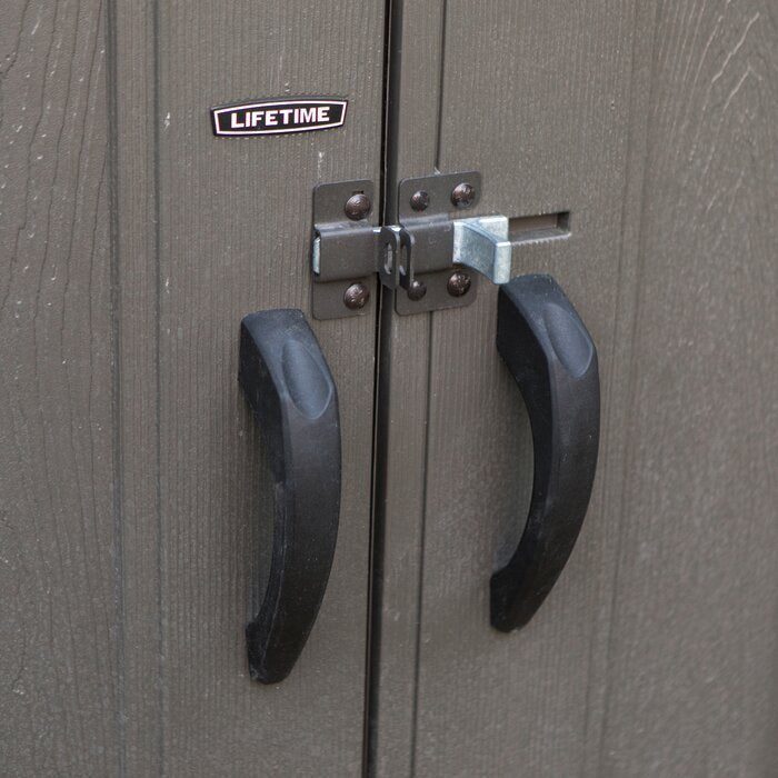 12.5 ft. W 8 ft. D Plastic Storage Shed - Image 5