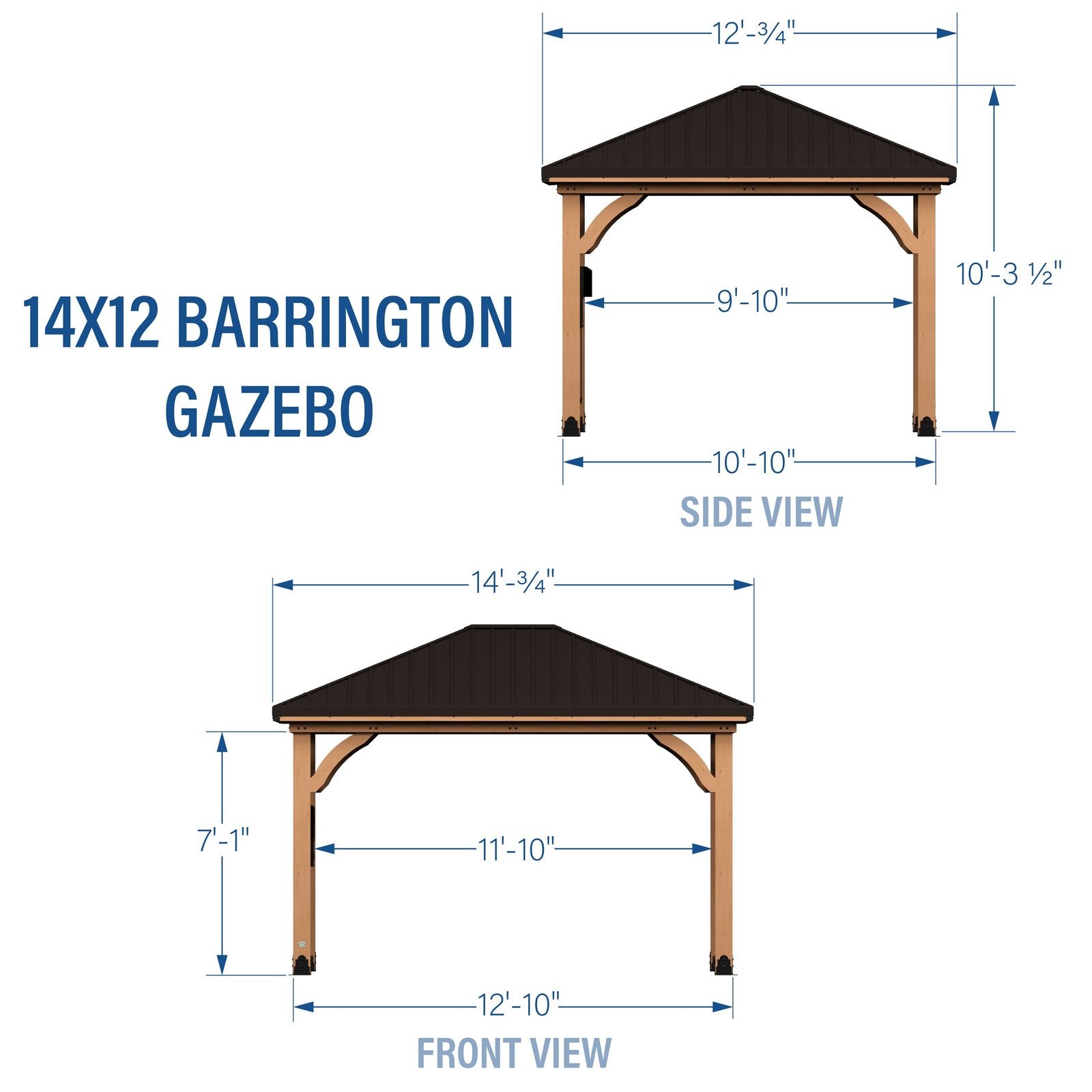 14×12 Barrington Gazebo - Image 22