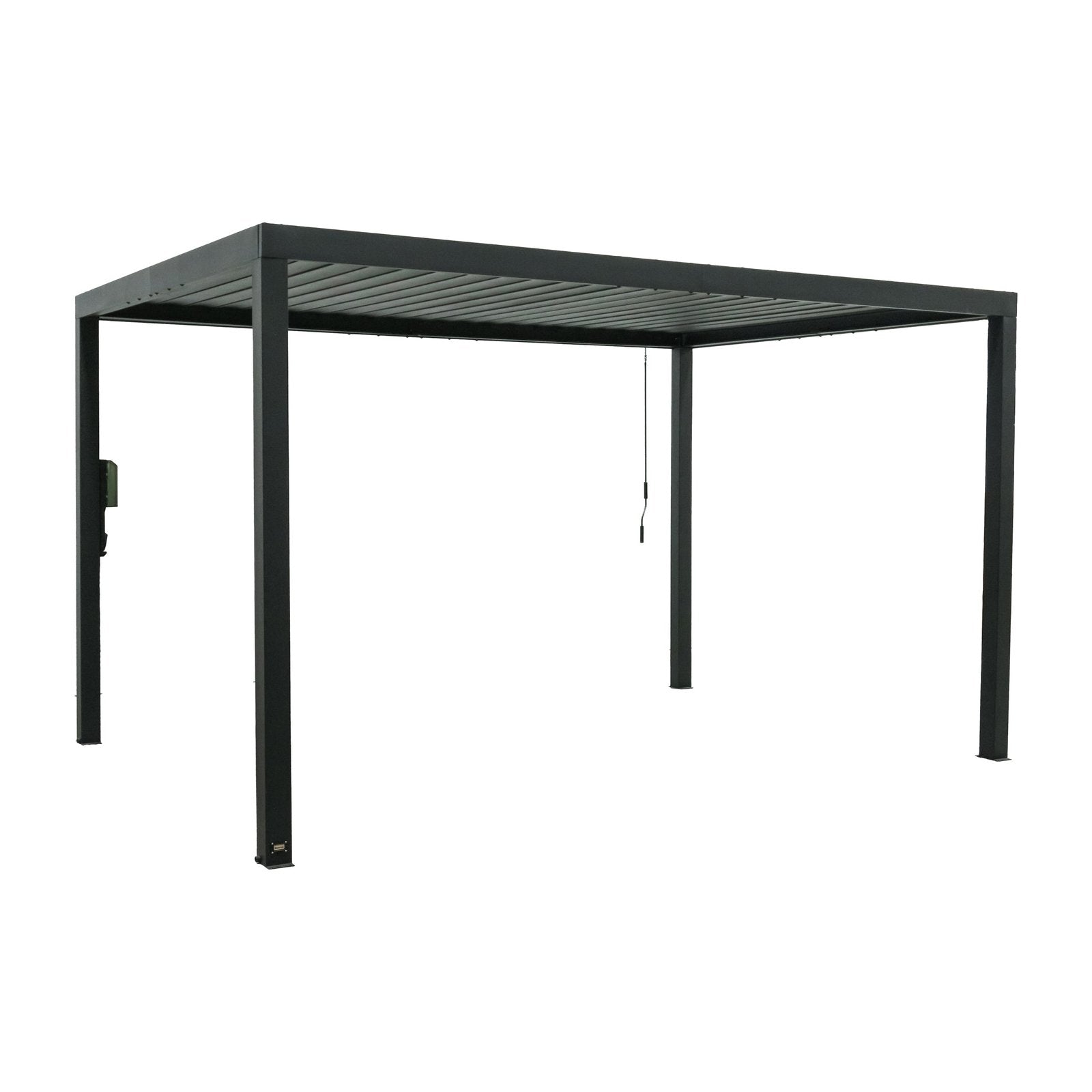 14×10 Sarasota Steel Louvered Pergola - Image 22