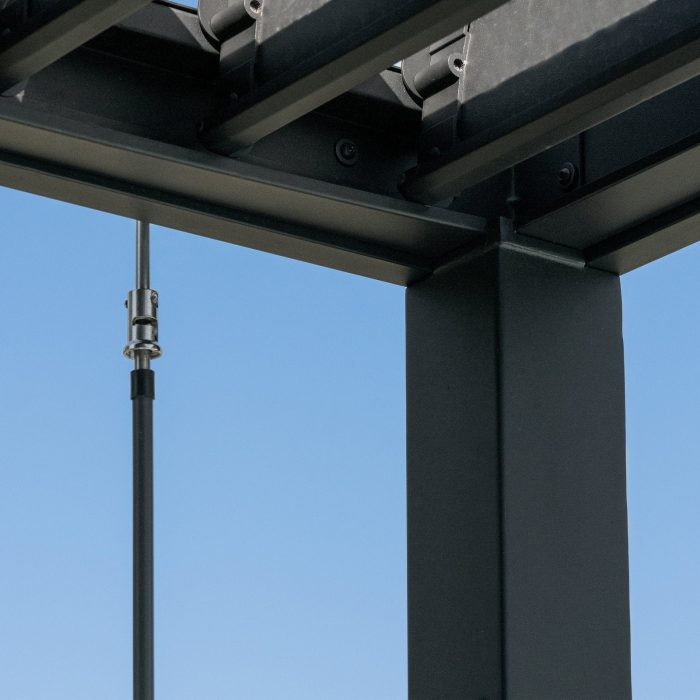 14×10 Sarasota Steel Louvered Pergola - Image 5