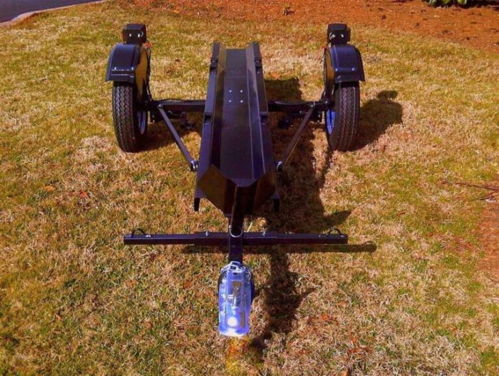 ACE Single Rail Folding Motorcycle Trailer - Image 6