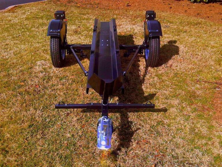 ACE Single Rail Folding Motorcycle Trailer - Image 11