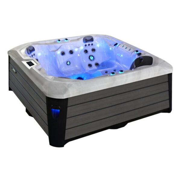 76 – Jet Acrylic Square Hot Tub with Ozonator