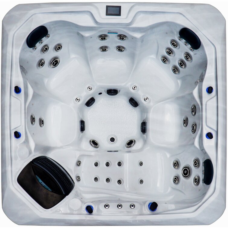76 – Jet Acrylic Square Hot Tub with Ozonator - Image 29