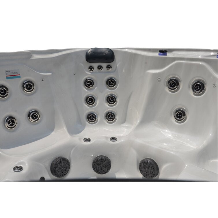 76 – Jet Acrylic Square Hot Tub with Ozonator - Image 25