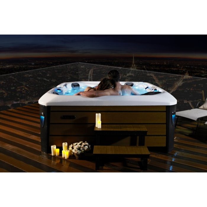 76 – Jet Acrylic Square Hot Tub with Ozonator - Image 15