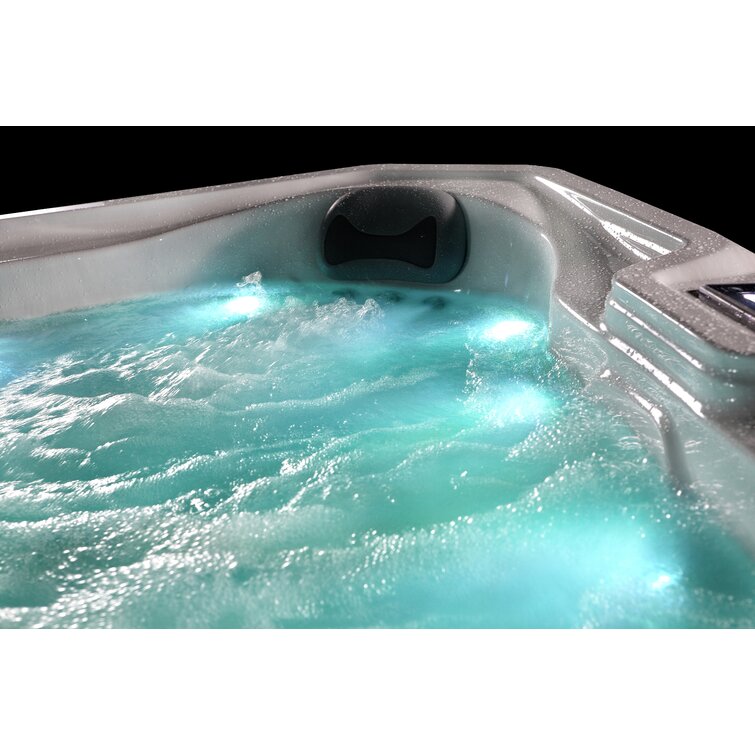 76 – Jet Acrylic Square Hot Tub with Ozonator - Image 27