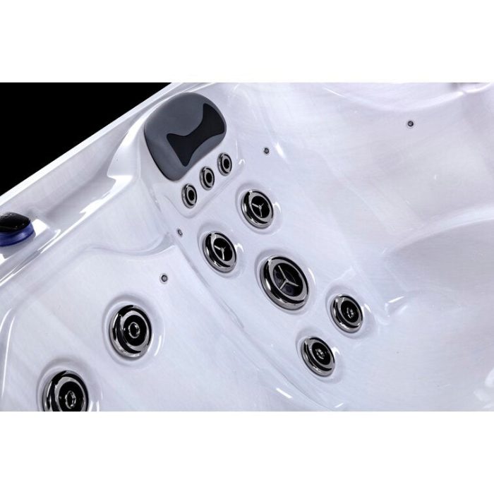 76 – Jet Acrylic Square Hot Tub with Ozonator - Image 4