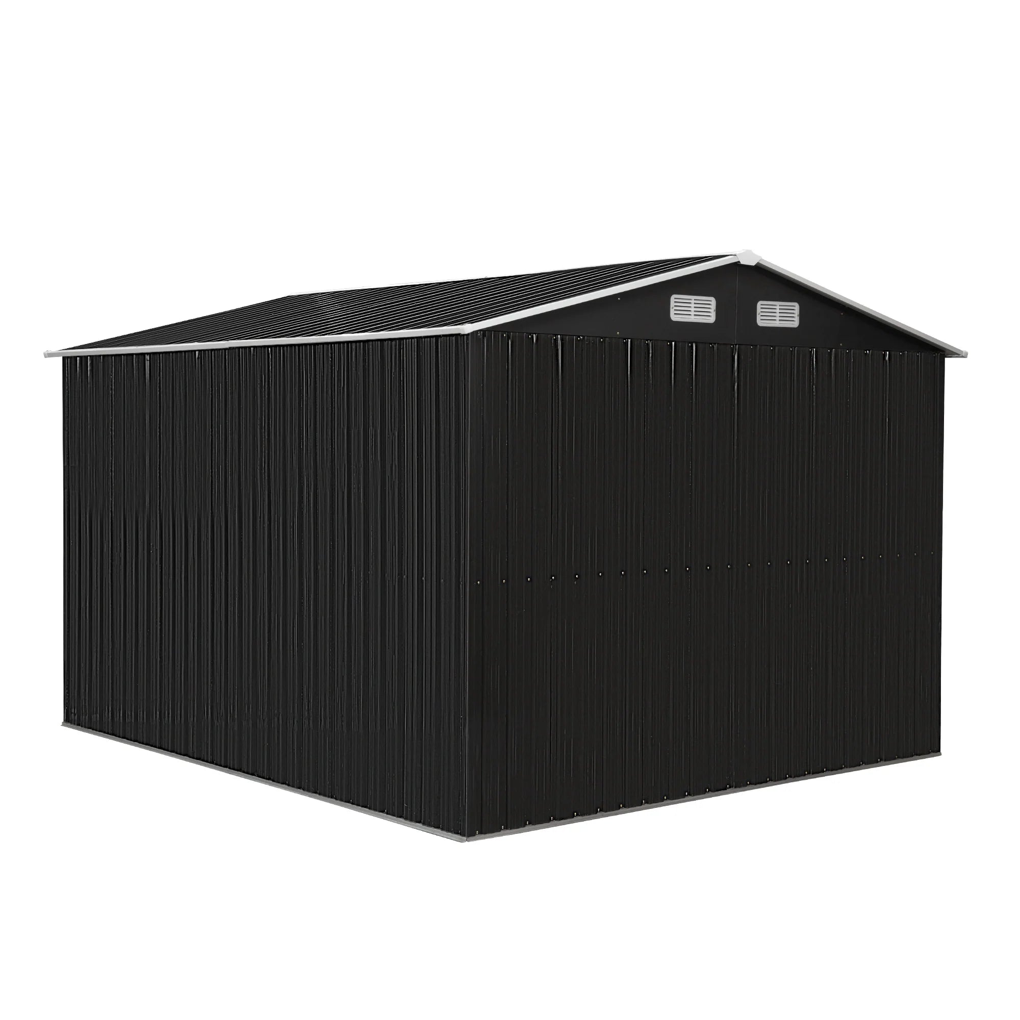 8′ x 10′ Tool Storage Shed Charcoal Black - Image 6