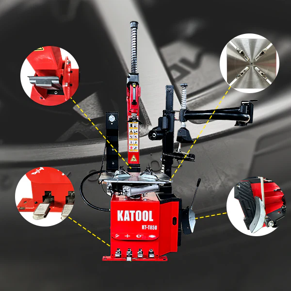 KT T850 Tilt Arm Tire Changer Machine by KaTool - Image 4