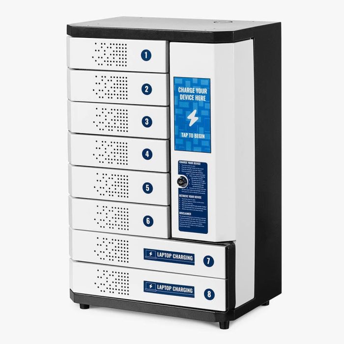 KwikBoost 8Bay Self Service Charging Locker By Luxor