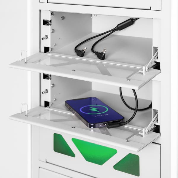 Kwik IQ Guest Five Bay Small Device Charging Locker Bundle By Luxor - Image 5