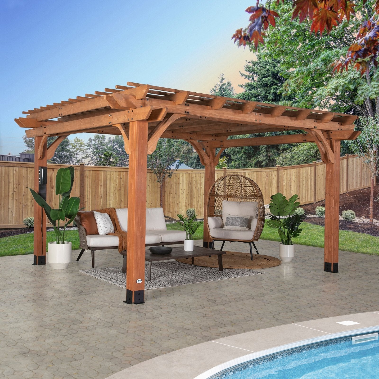 14×12 Beaumont Pergola - Image 13