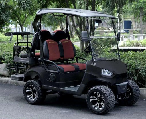 48V Electric Golf Cart 4 Seater Renegade Light Edition Utility Golf UTV – LIGHT EDITION – MATTE BLACK