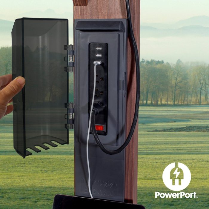 14×10 Somerville Pergola – Walnut Stain - Image 7