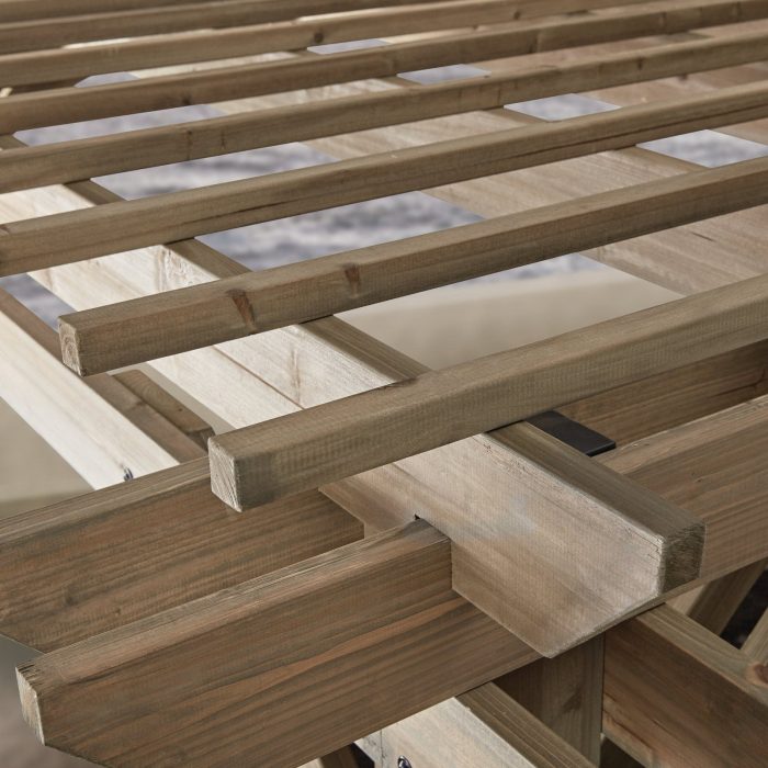 14×10 Somerville Pergola – Barnwood Stain - Image 7